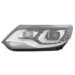 HELLA 1ZT 010 748-091 Headlights Left H7, D3S, PSY24W, LED DE, with hybrid technology for right-hand traffic VOLKSWAGEN: Tiguan I