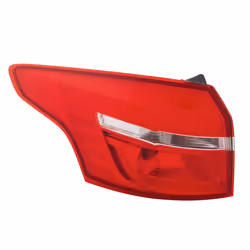 Rear light; HELLA; Left Outer section LED, P21W, PY21W 12 without bulbs with bulb holder; for FORD; 1868294, 2033124, F1EB134 ...