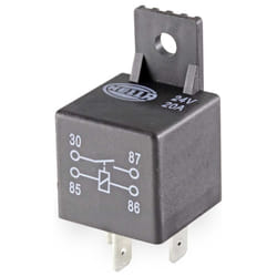 HELLA 4RA 965 400-101 Relay, main current 20A 4