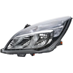HELLA 1EE 354 830-011 Headlights Left PY21W, H7/H1, WY21W, W21/5W Halogen 12 for right-hand traffic