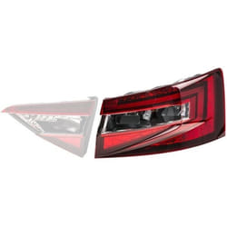 HELLA 2SK 354 832-081 Rear light Right Outer section LED 12 without bulbs without bulb holder SKODA: Superb III Estate