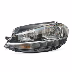 HELLA 1EB 013 924-011 Headlights Left H7, WY21W, H9 Halogen, FF 12 for right-hand traffic VOLKSWAGEN: Golf 7, Golf 7 Variant