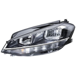 HELLA 1LB 013 924-031 Headlights Left WY21W, H9, H7 FF, Halogen 12 for left-hand traffic VOLKSWAGEN: Golf 7, Golf 7 Variant