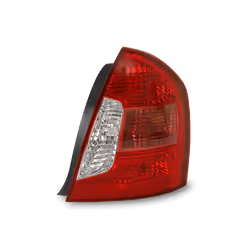 Combination Rearlight; HELLA; Left transparent with ball stud