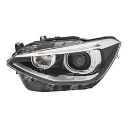 HELLA 1LL 010 741-571 Headlights Left LED, PY21W, D1S LED, Bi-Xenon 12 for left-hand traffic BMW: 1 Hatchback