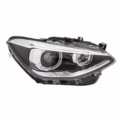 Headlights; HELLA; Right LED, PY21W, D1S Bi-Xenon, LED 12 for left-hand traffic; for BMW; 63117229688, 63117296912, 7229688, ...