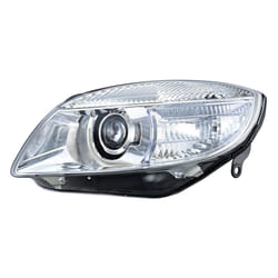 HELLA 1ZV 247 025-291 Headlights Left PY21W, H7/H7, W5W Halogen 12 for right-hand traffic SKODA: Fabia 2