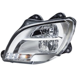HELLA 1EX 010 116-711 Headlights Left P21W, H1, LED LED, Halogen, FF 24 for right-hand traffic
