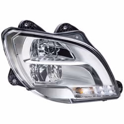 Headlights; HELLA; Right P21W, LED, H1 FF, LED, Halogen 24 for right-hand traffic; for DAF; 1857527