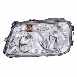 Headlights; HELLA; Left W5W, H7/H1, PY21W FF, Halogen 24 for right-hand traffic; for MERCEDES-BENZ; 9438201661, 9438206561, A ...