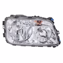 Headlights; HELLA; Right H7/H1, PY21W, W5W FF, Halogen 24 for right-hand traffic; for MERCEDES-BENZ; 9438201761, 9438206661, ...