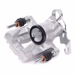HELLA 8AN 355 783-331 Brake caliper Aluminium without holder AUDI: A6 C5 Avant, A4 B5 Saloon, A4 B5 Avant, VOLKSWAGEN: Passat B5 GP Estate