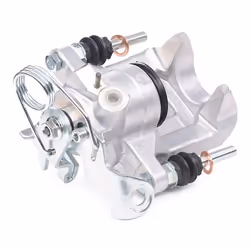 HELLA 8AN 355 783-341 Brake caliper Aluminium without holder AUDI: A6 C5 Avant, A4 B5 Saloon, A4 B5 Avant, VOLKSWAGEN: Passat B5 GP Estate
