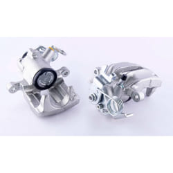 HELLA 8AN 355 783-371 Brake caliper Grey Cast Iron without holder AUDI: A4 B5 Saloon, A4 B5 Avant