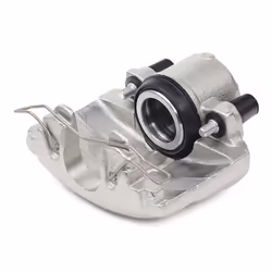HELLA 8AN 355 789-171 Brake caliper Grey Cast Iron without holder VOLKSWAGEN: Golf 5, GOLF 6, Passat B6 Variant, AUDI: A3 Sportback, A3 Hatchback