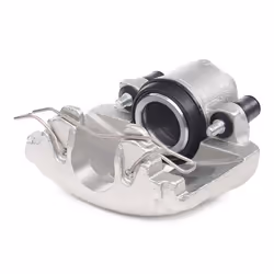 HELLA 8AN 355 789-181 Brake caliper Grey Cast Iron without holder VOLKSWAGEN: Golf 5, GOLF 6, Passat B6 Variant, AUDI: A3 Sportback, A3 Hatchback