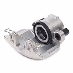 HELLA 8AN 355 791-341 Brake caliper Grey Cast Iron without holder AUDI: A4 B7 Avant, A4 B7 Saloon, A6 C5 Avant, VOLKSWAGEN: Passat B5 GP Estate