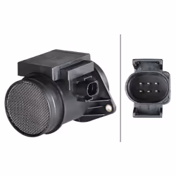 HELLA 8ET 009 149-671 Mass air flow sensor VOLKSWAGEN: Golf 4, Caddy 2 Kastenwagen, Passat B5 Saloon, AUDI: A4 B5 Avant, A3 Hatchback, A4 B5 Saloon