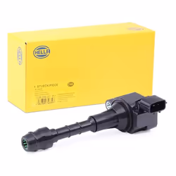 Ignition coil; HELLA; 3 12 Flush-Fitting Pencil Ignition Coils; for NISSAN, INFINITI; 22448AL600, 22448AL610, 22448AL615, 224 ...