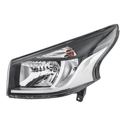 HELLA 1EE 011 410-451 Headlights Left H4, PY21W, W21/5W FF, Halogen 12 for right-hand traffic