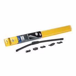 Wiper blade; HELLA; Smartech; 600 both sides Flat wiper blade for left-hand drive vehicles 24; for BMW, VOLKSWAGEN, AUDI, MER ...