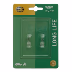 Light Bulbs; HELLA; W5W 12 5; for VOLKSWAGEN, MAZDA, MINI, PEUGEOT, LEXUS