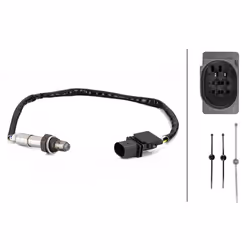 HELLA 6PA 358 103-101 Lambda sensor with fastening material Broadband oxygen sensor AUDI: A4 B7 Avant, A4 B8 Saloon, Q5