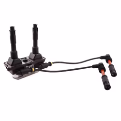 Ignition coil; HELLA; 3 with ignition cable; for AUDI, VOLKSWAGEN, VW; 058905101A, 2508435, 058905101A