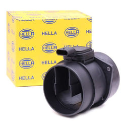 HELLA 8ET 358 095-311 Mass air flow sensor without gasket/seal MERCEDES-BENZ: C-Class Coupe, E-Class Coupe, E-Class Saloon