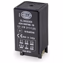 Indicator Relay; HELLA; Electric; for CLAAS, DEUTZ-FAHR, FENDT, INTERNATIONAL HARV.; 1964535C2, 05835410, 05835411, 01172973, ...