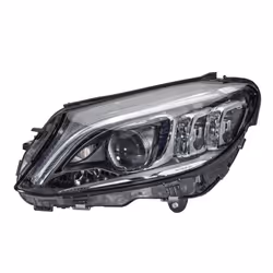 Headlights; HELLA; Left LED Bi-LED for right-hand traffic; for MERCEDES-BENZ; 2059066404, 2059068505, A2059066404, A205906850 ...