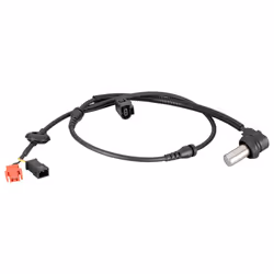 ABS Sensor; HELLA; Front Axle Left, Front Axle Right Inductive Sensor 2 960 prepared for wear warning indicator; for AUDI, VO ...