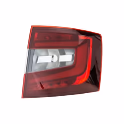 Rear light; HELLA; Right PY21W without bulbs without bulb holder; for SKODA; 5E9945208, 5E9945712, 5E9945712