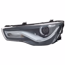Headlights; HELLA; Left D3S, PSY24W, LED Bi-Xenon 12 for right-hand traffic; for AUDI; 8X0941043
