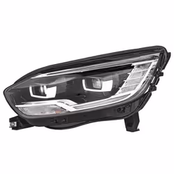 Headlights; HELLA; Left LED, PY21W LED, DE 12 for right-hand traffic; for RENAULT; 260601365R, 260609704R