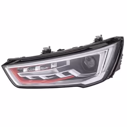 Headlights; HELLA; Left LED, PSY24W, D3S LED, Bi-Xenon 12 for right-hand traffic; for AUDI; 8XA941043B