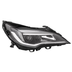 HELLA 1EL 354 829-021 Headlights Right H7/H1 Halogen 12 for right-hand traffic