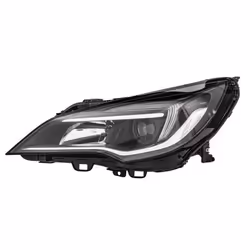 Headlights; HELLA; Left H7/H1 Halogen 12 for right-hand traffic; for OPEL; 39081892