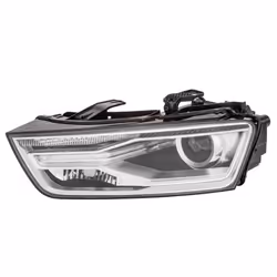 Headlights; HELLA; Left H8, LED, D5S, PSY24W Bi-Xenon, LED 12 for right-hand traffic; for AUDI; 8U0941043C