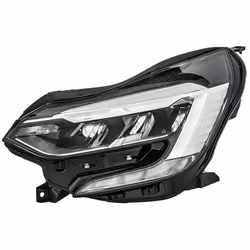 Headlights; HELLA; Left LED LED for left-hand traffic; for RENAULT; 260603358R, 260609425R