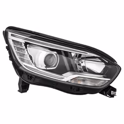 Headlights; HELLA; Right H7/H7, PY21W DE, with hybrid technology 12 for right-hand traffic; for RENAULT; 260109725R