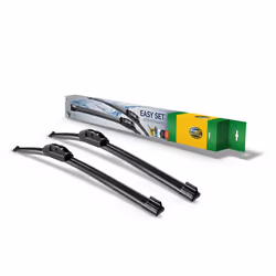 Wiper blade; HELLA; Easy Set Upgrade; 650, 400 Front Flat wiper blade for left-hand drive vehicles; for NISSAN, HONDA, HYUNDA ...