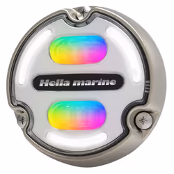 Hella Marine Apelo A2 RGB Underwater Light - 3000 Lumens - Bronze Housing - White Lens w/Edge Light