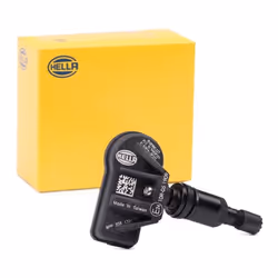 Wheel Sensor, tyre pressure control system; HELLA; Control Unit/Software must be trained/updated; for FORD, BMW, VAUXHALL, ME ...