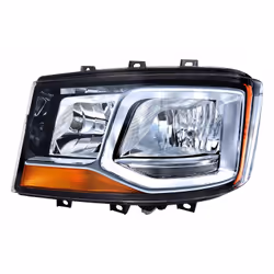 Headlights; HELLA; Left H7 Halogen 24 for right-hand traffic; for SCANIA; 2655842