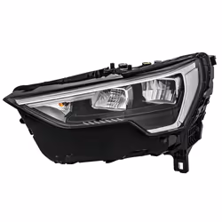 Headlights; HELLA; Left LED, PWY24W with hybrid technology, Bulb Technology 12 for left-hand traffic; for AUDI; 83A941011A