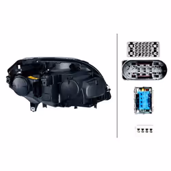 HELLA 1ZS 354 878-051 Headlights Left D1S Bi-Xenon 12 for right-hand traffic
