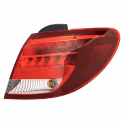 Rear light; HELLA; Right Outer section LED, PY21W 12 with bulbs with bulb holder; for MERCEDES-BENZ; 2469068200, A2469068200