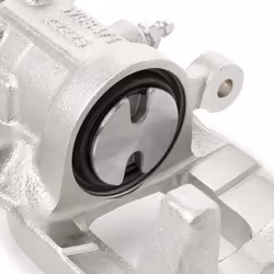 HELLA 8AN 355 798-071 Brake caliper Grey Cast Iron without holder VOLKSWAGEN: GOLF 6, Caddy 3, Scirocco III, SKODA: Octavia II Hatchback