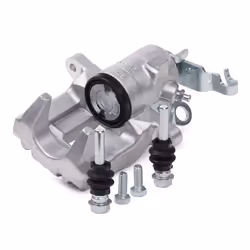 HELLA 8AN 355 783-411 Brake caliper Grey Cast Iron without holder VOLKSWAGEN: Transporter 4, TRANSPORTER 4 Bus